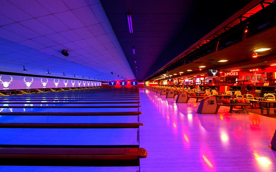 Bowling lanes and bowling center