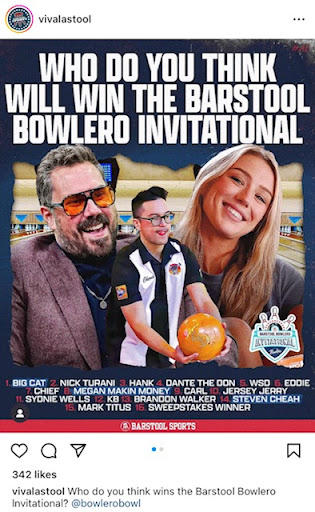 Who do you think will win the Barstool Bowlero Invitational?