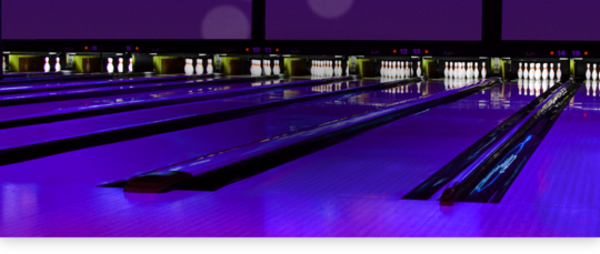 Blue Bowling Alley